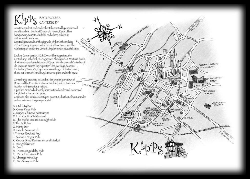 Kipps Backpackers Canterbury Esterno foto